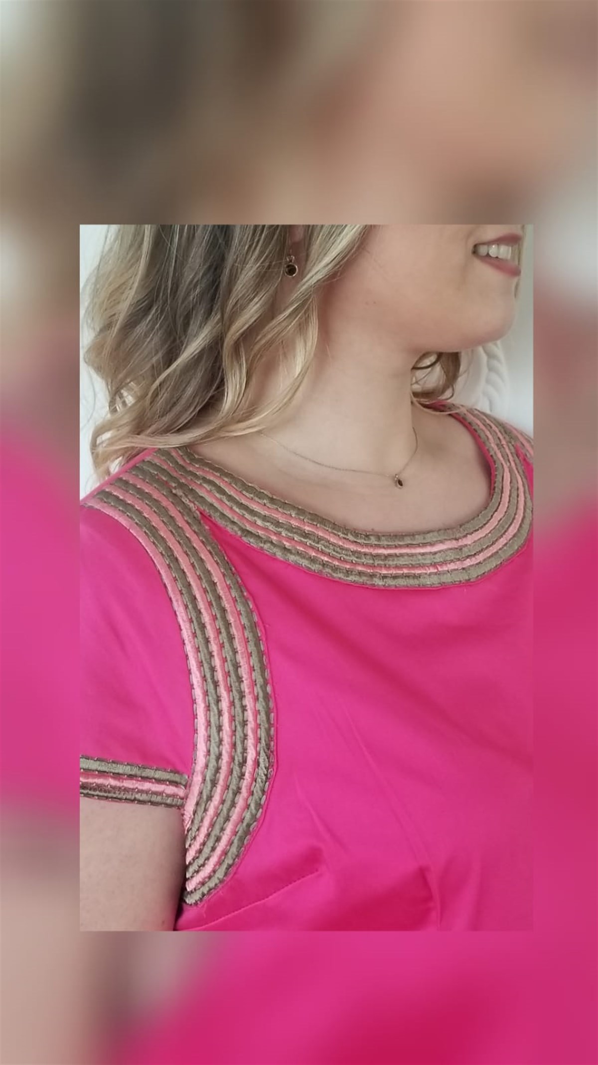 Pembe İtalyan Elbise ( Kupon Ürün)