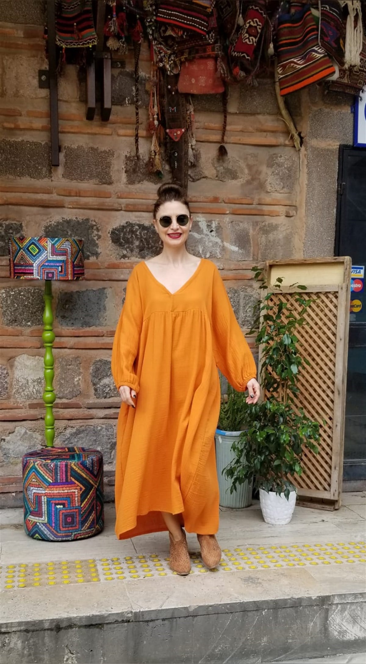 Salaş V Yaka  Elbise