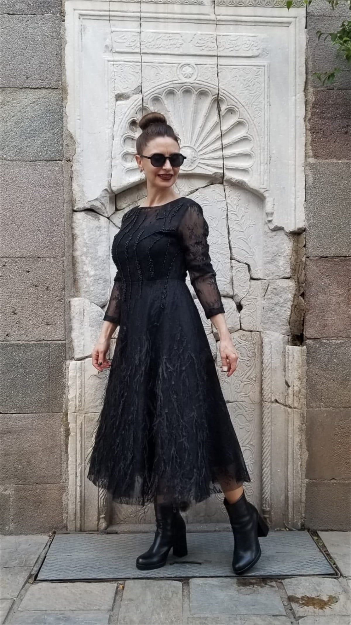 Siyah İtalyan Elbise