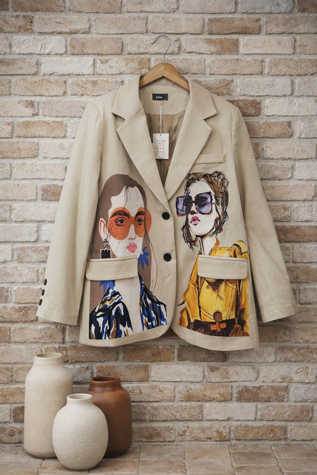 Tasarım Önden Cepli Blazer Ceket