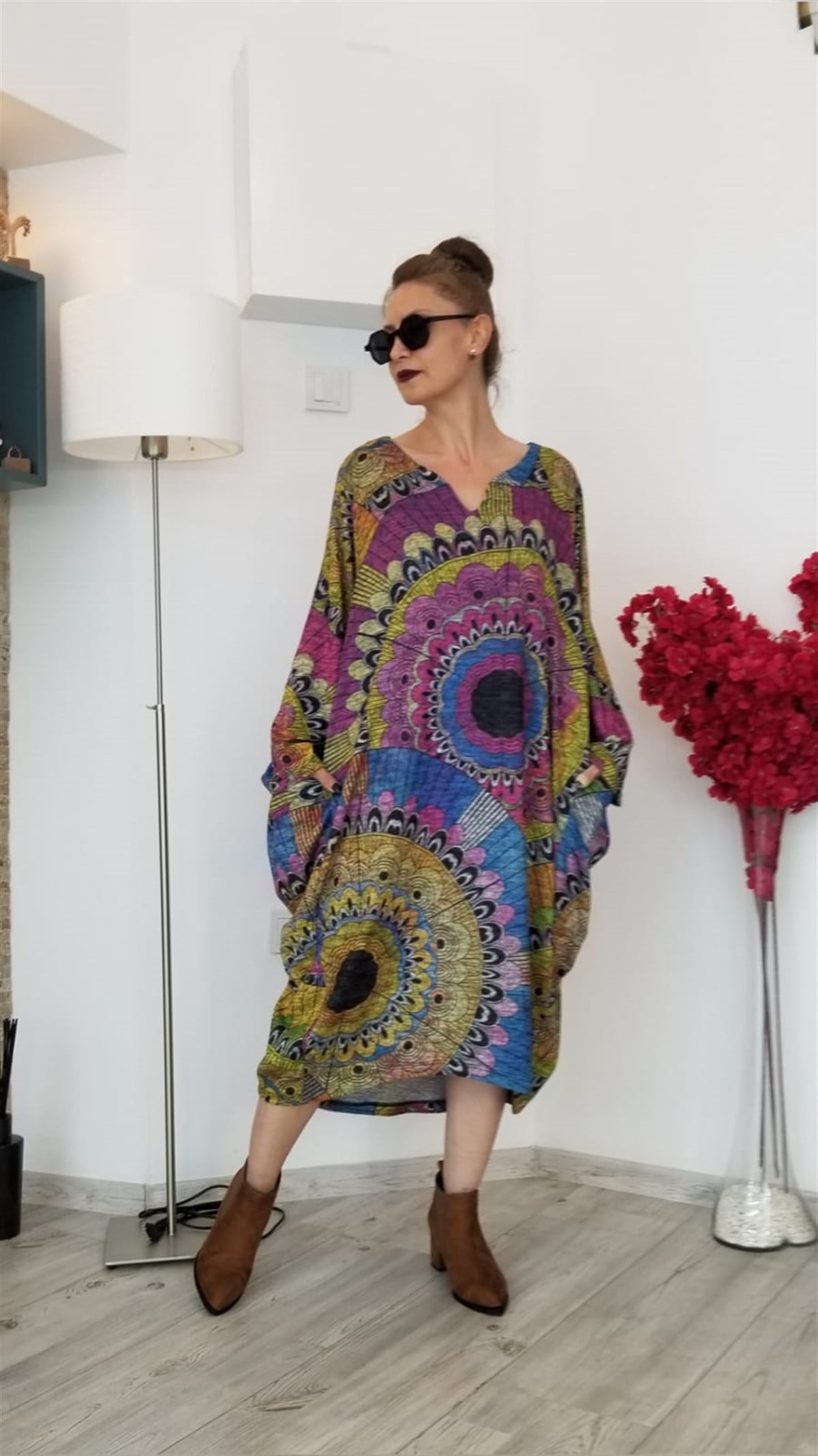 Triko Örme Kumaş Elbise