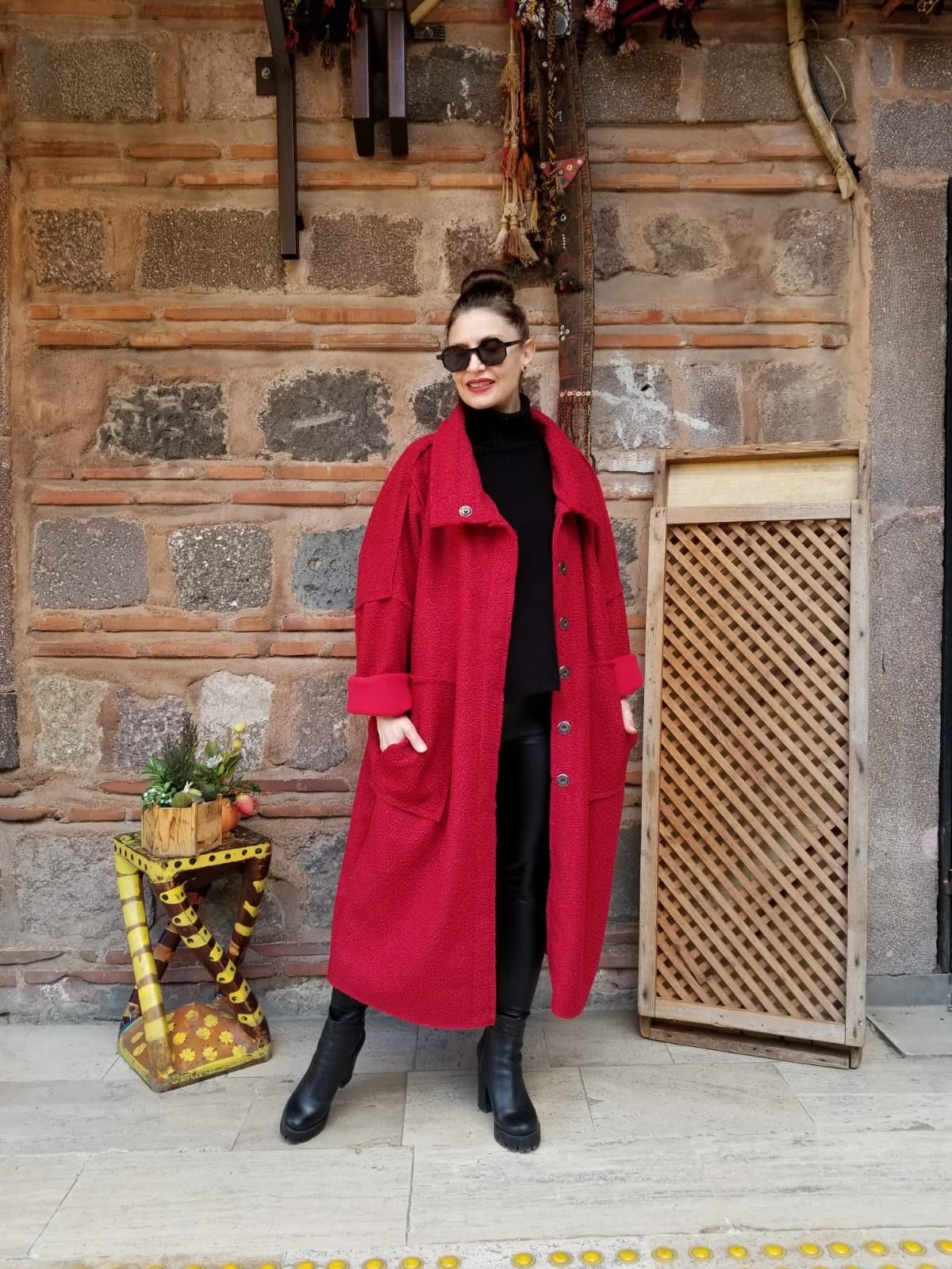 Yün Buklet İçi Polar Mont