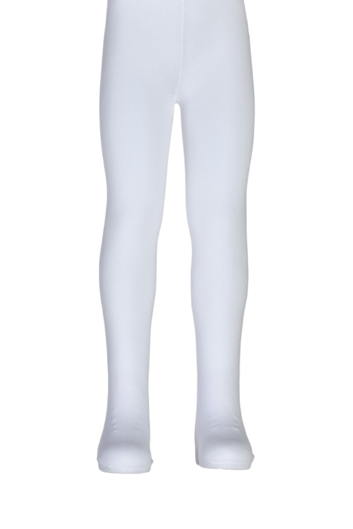 Kız Çocuk Cotton Külotlu Çorap - Beyaz