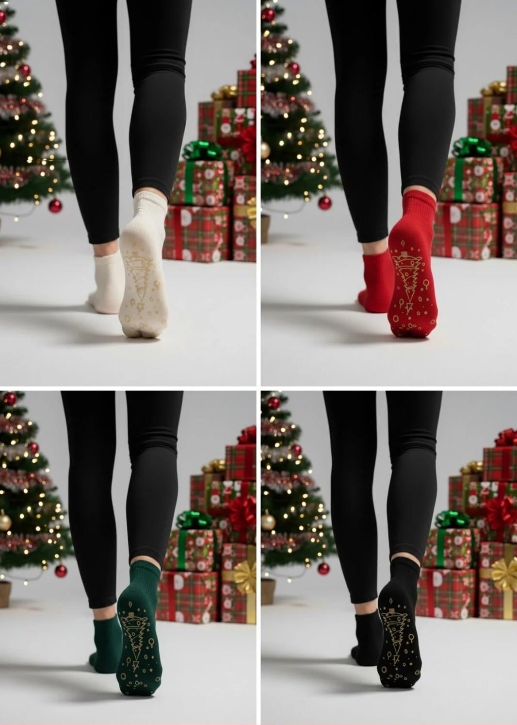 Yılbaşı Temalı Soket Çorap