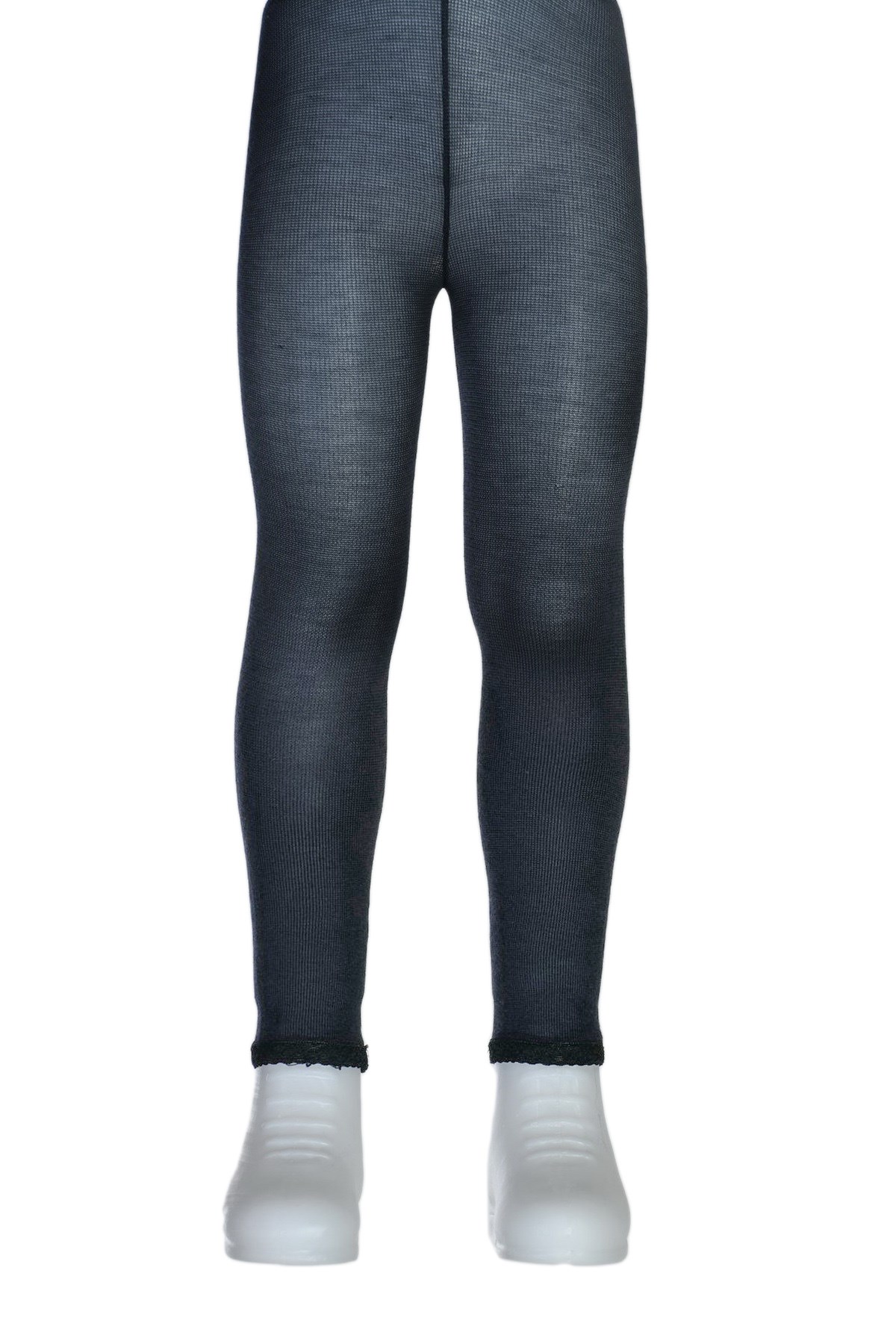 Bileği Dantelli Cotton Bebek Tayt