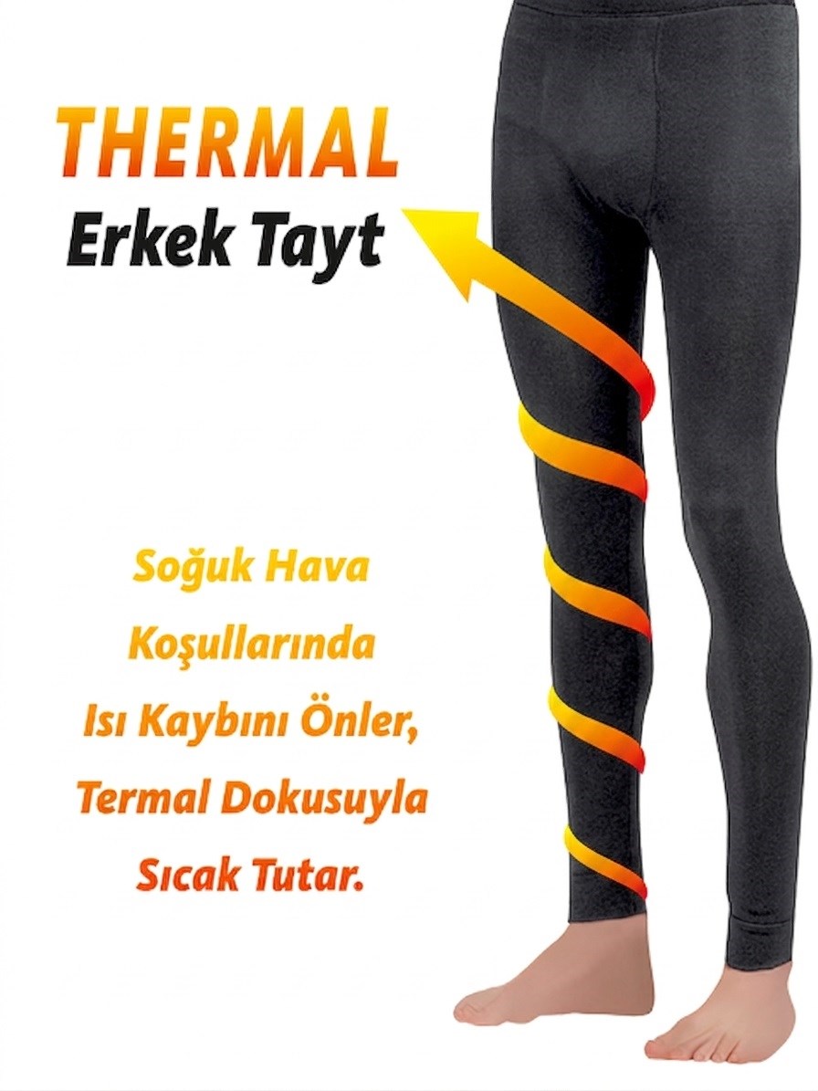 Erkek Termal Tayt - Antrasit