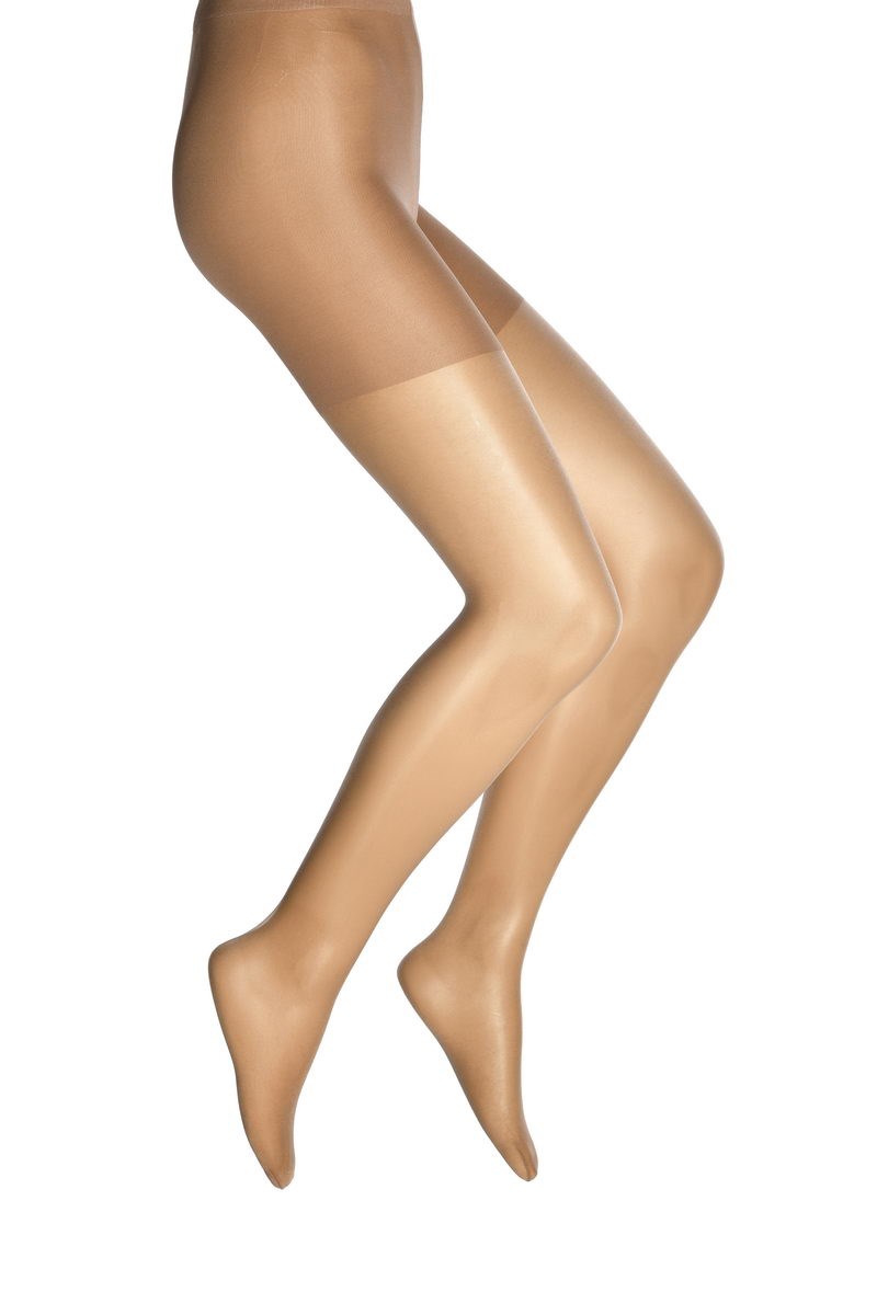 Kadın Burnu Şeffaf Fit 15 Külotlu Çorap - Bronz