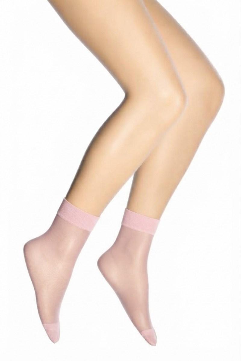 Kadın Fit 15 Soket Çorap - Pembe