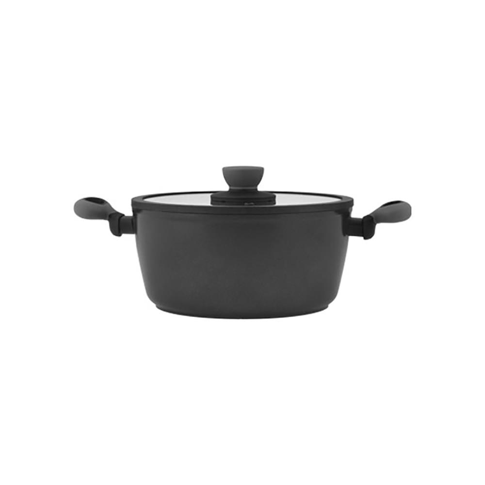 Leggno Colorgy Diamond Pro Derin Tencere 24 cm Gri Kulp