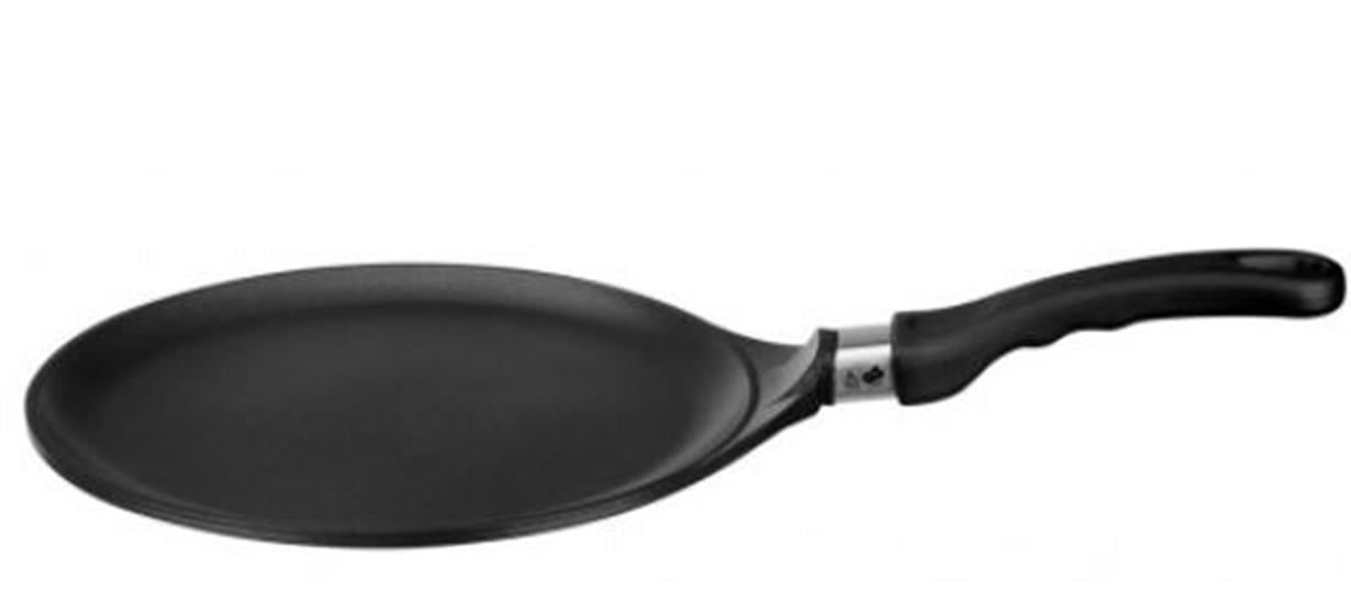 Leggno İndüksiyon Taban Krep Tava 28 cm Siyah