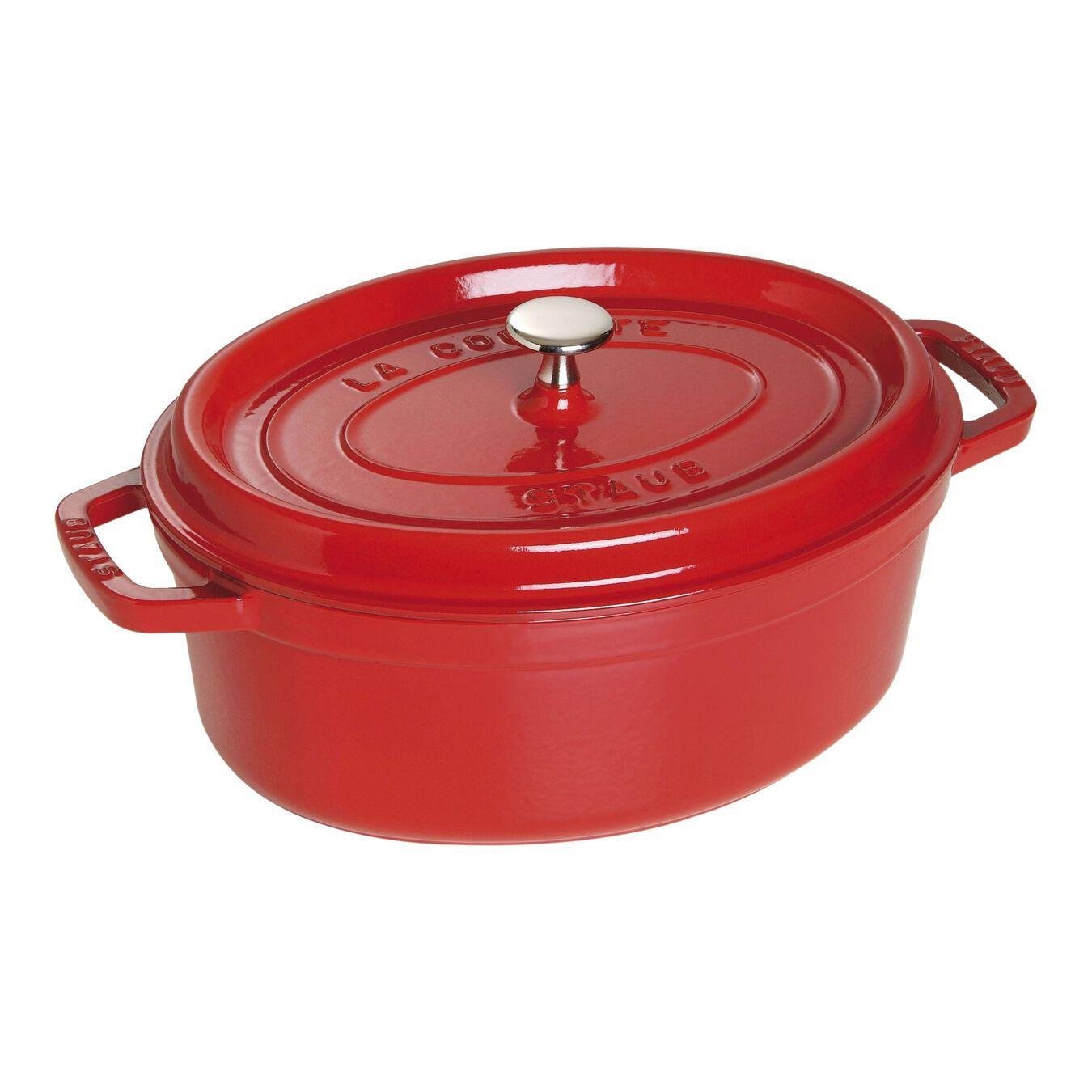 Staub Döküm Oval Tencere 29 cm Kırmızı