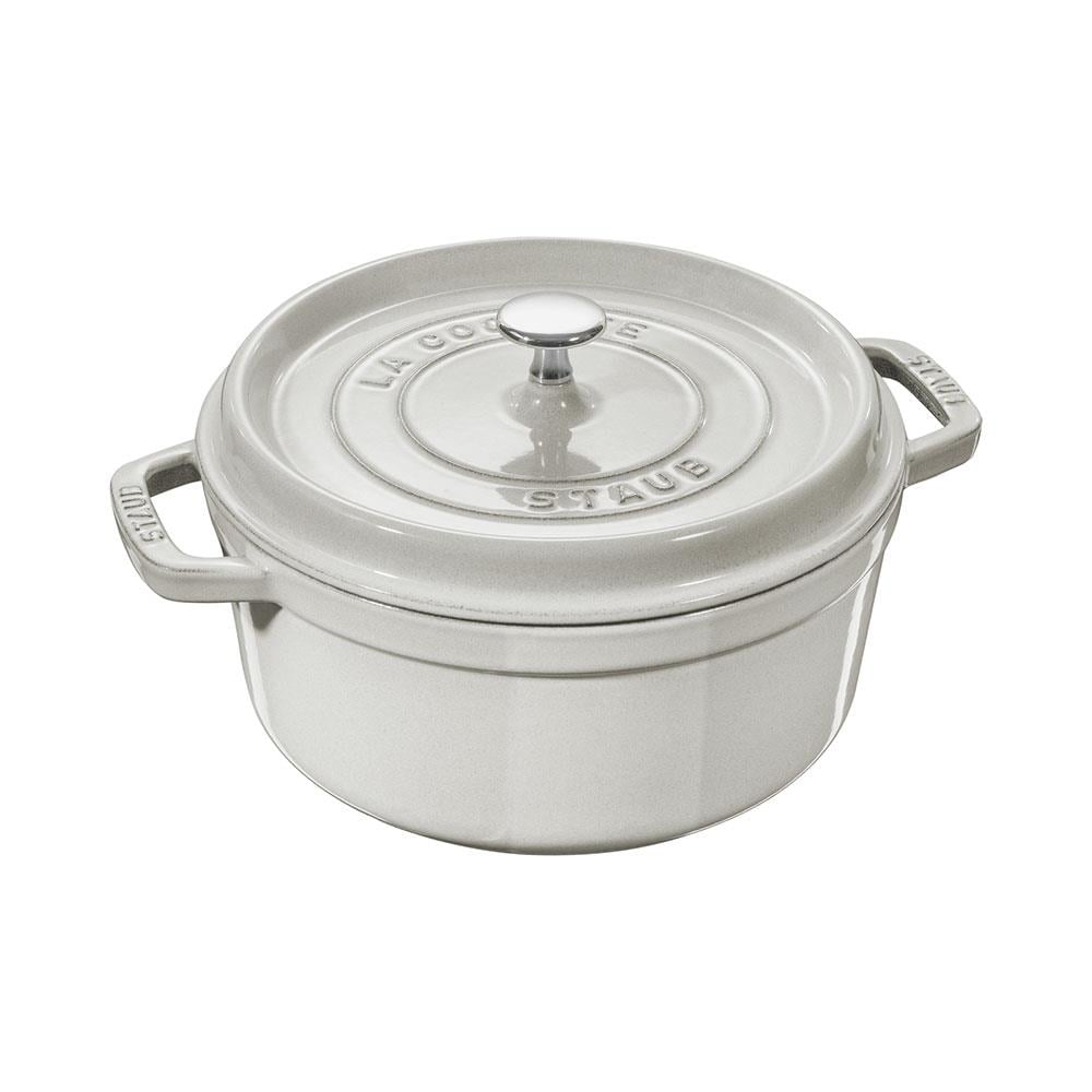 Staub Döküm Tencere Yuvarlak 26 cm Beyaz