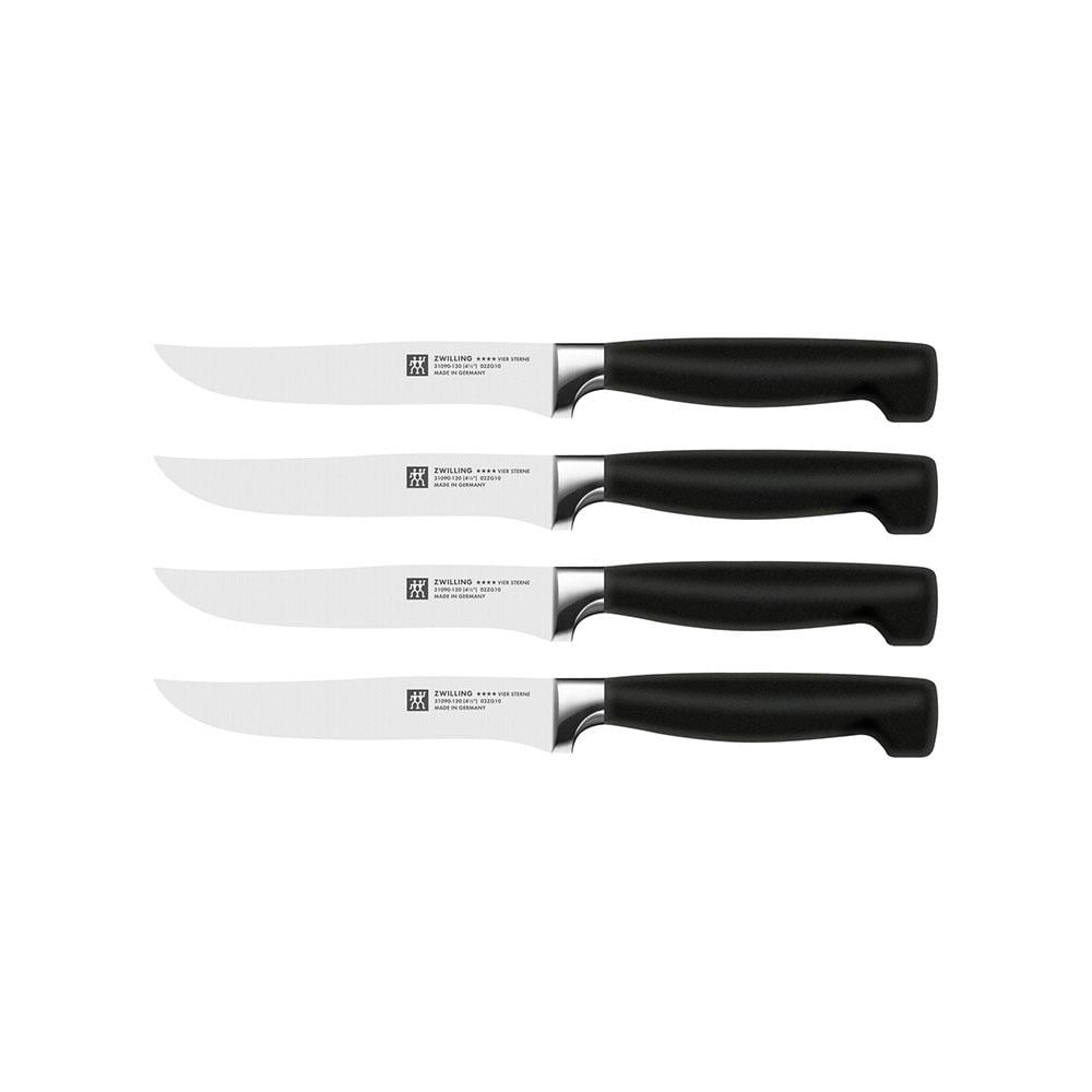 Zwilling Four Star Biftek Bıçağı Seti Siyah 4 Parça
