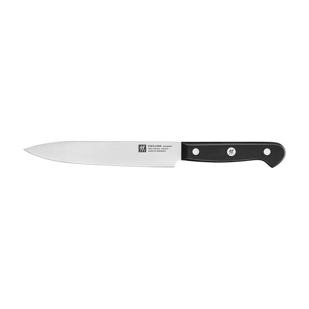 Zwilling Gourmet Dilimleme Bıçağı Siyah 16 cm