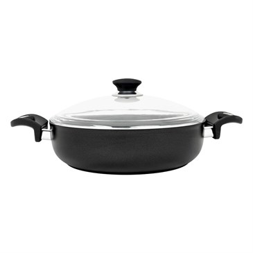 Leggno Granit Pilav Tenceresi 28 cm Siyah