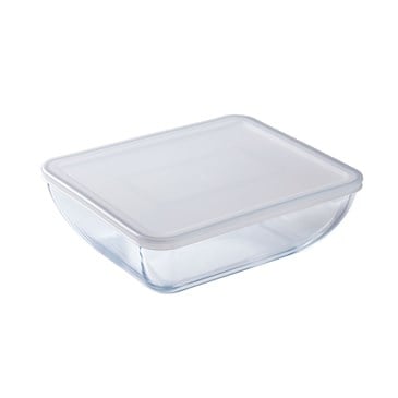 Pyrex Dikdörtgen Kapaklı Saklama Kabı 4 L