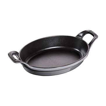 Staub Döküm Sahan Oval 21 cm Grafit Gri