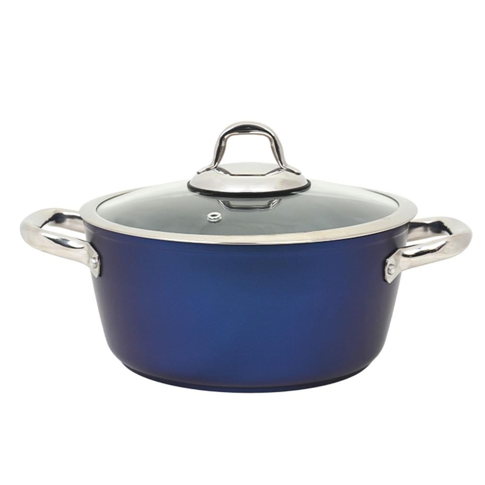 Leggno Master Titanyum Tencere Mavi 20 cm