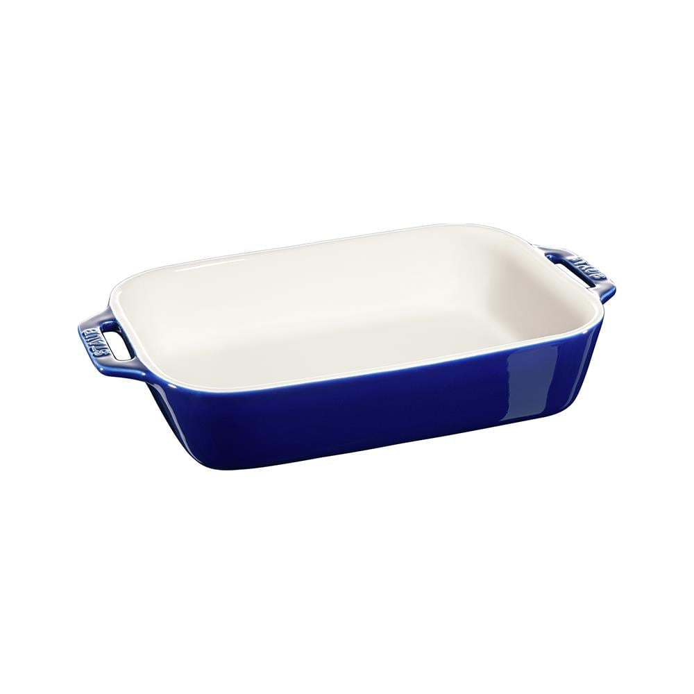 Staub Seramik Dikdörtgen Fırın Kabı 27 X 20 Cm Lacivert
