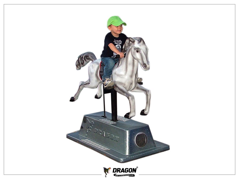 Büyük At Kiddie Ride (Çocuk Bineği)