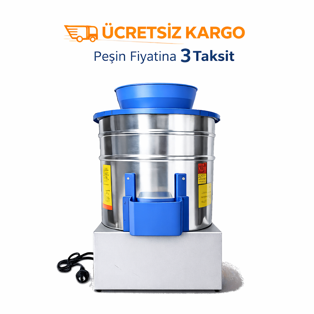 40 Litre Paslanmaz Çelik Sebze Kıyıcı 220V – Endüstriyel Yem Hazırlama Makinesi