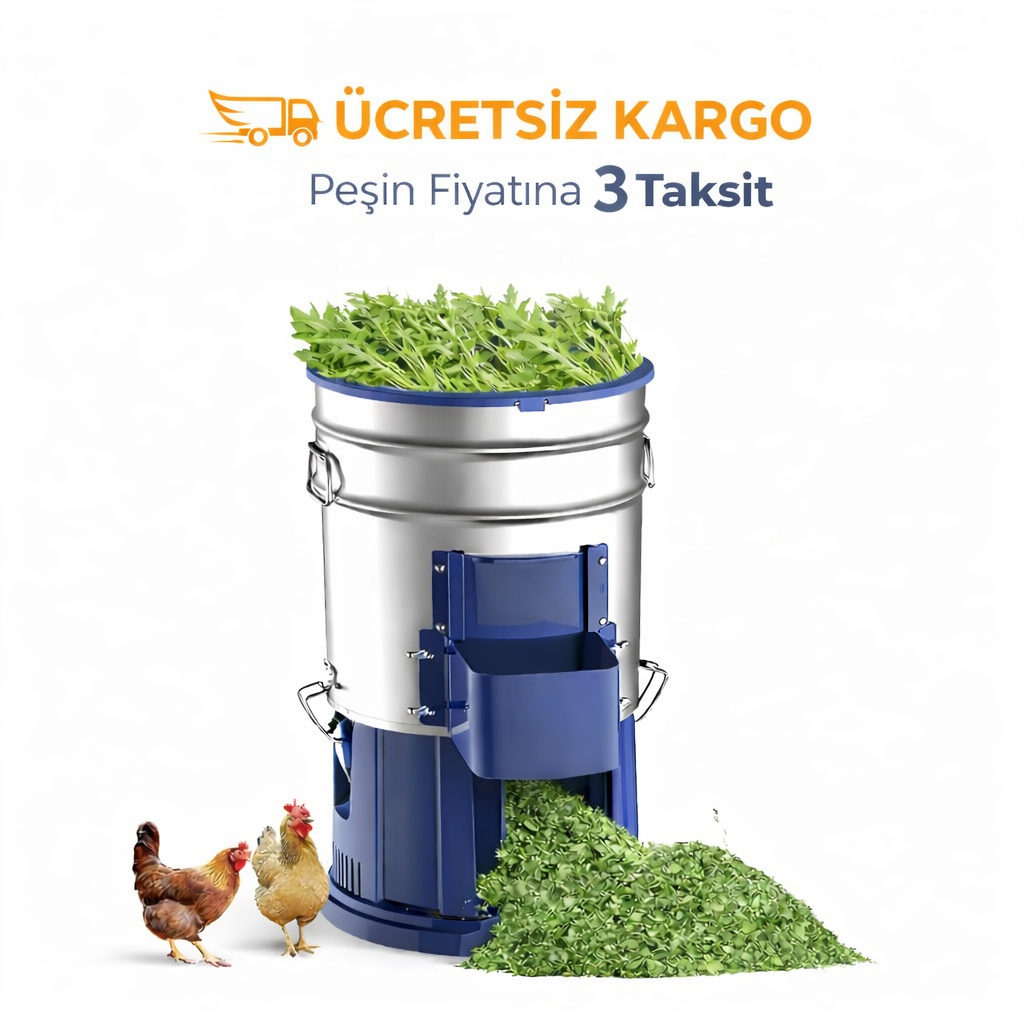 Sebze Kıyıcı ve Yem Hazırlama Makinesi