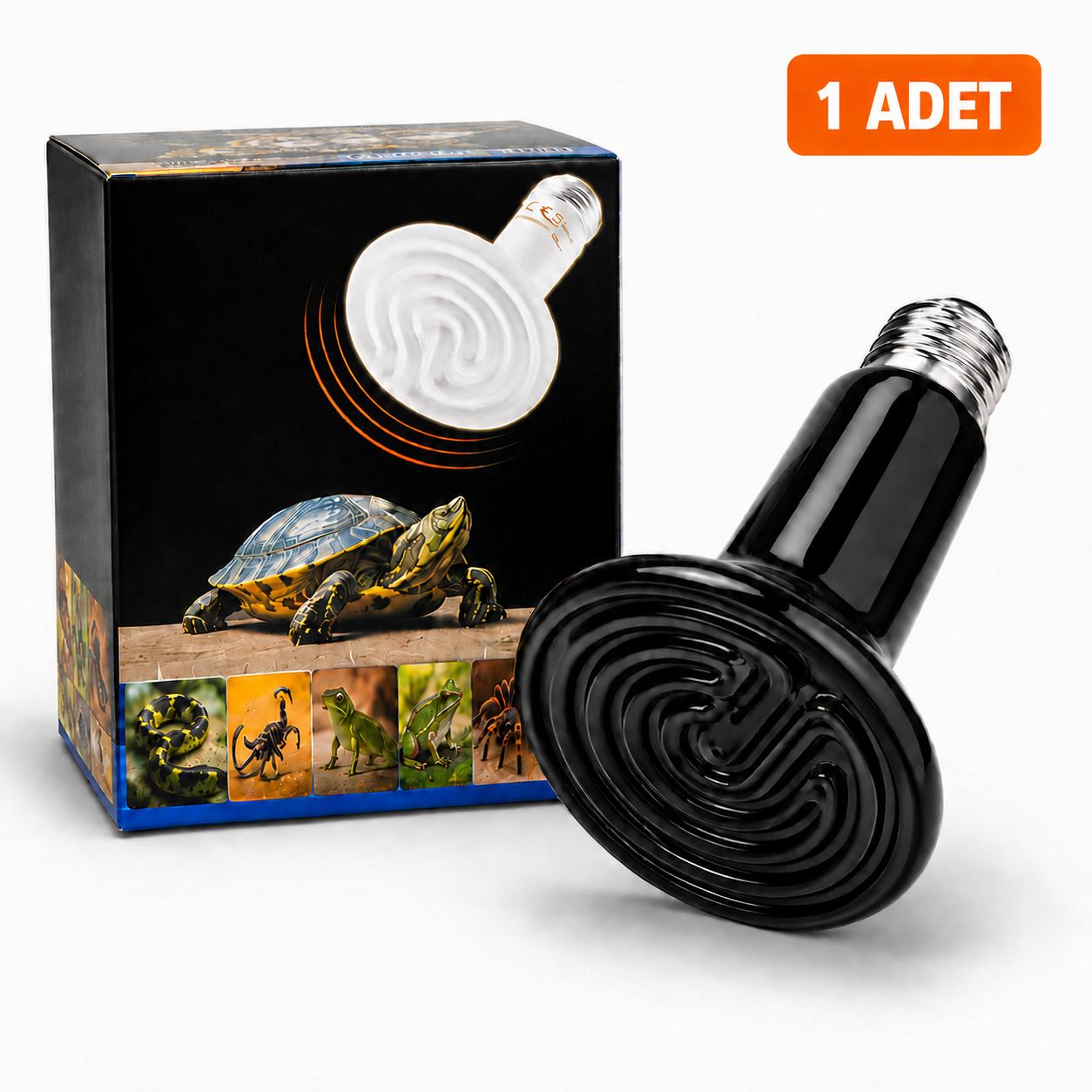 1 Adet Seramik Isıtıcı Lamba - 75W, 100W ve 150W Seçenekli