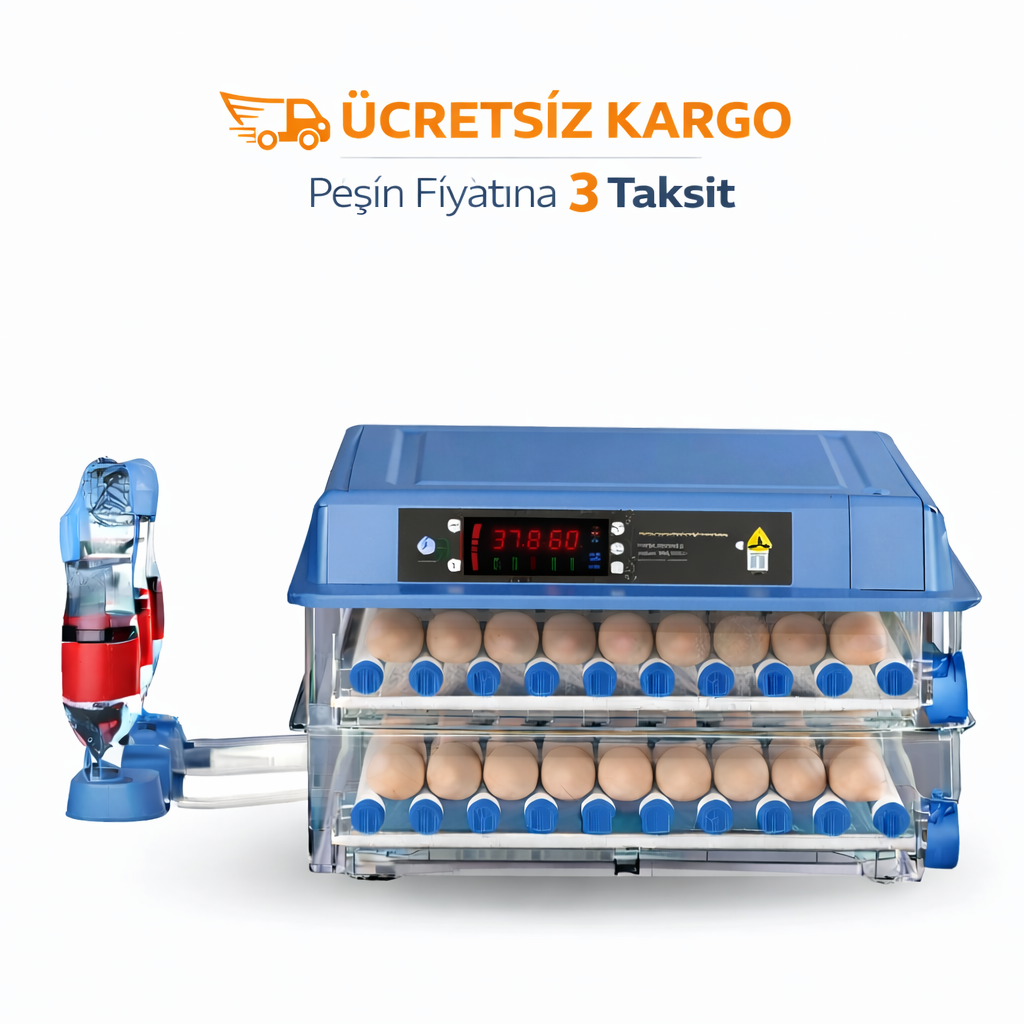 176 Yumurtalık  Yeni Nesil Otomatik  Kuluçka Makinesi