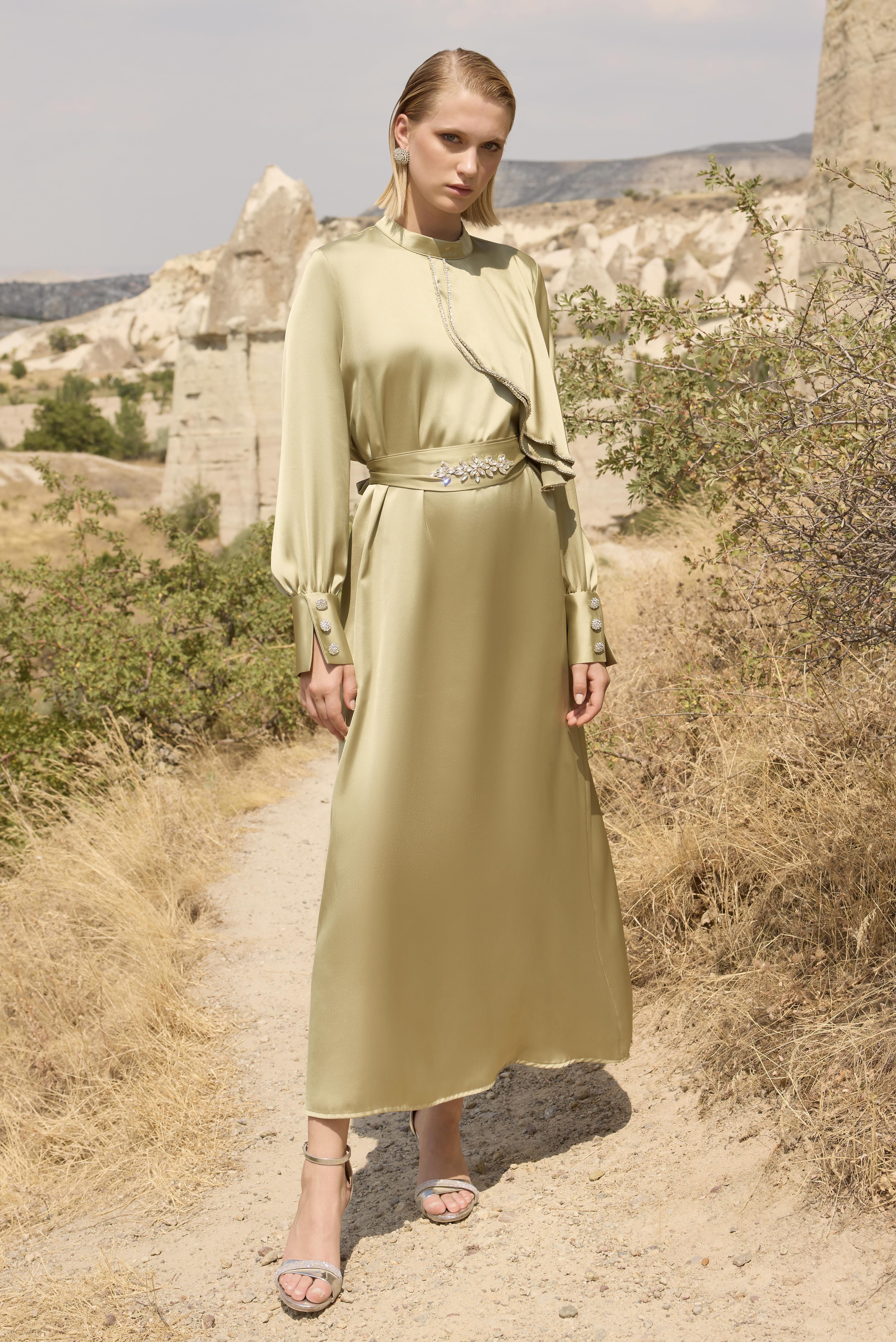 Déborah Elbise Özel Yeşil