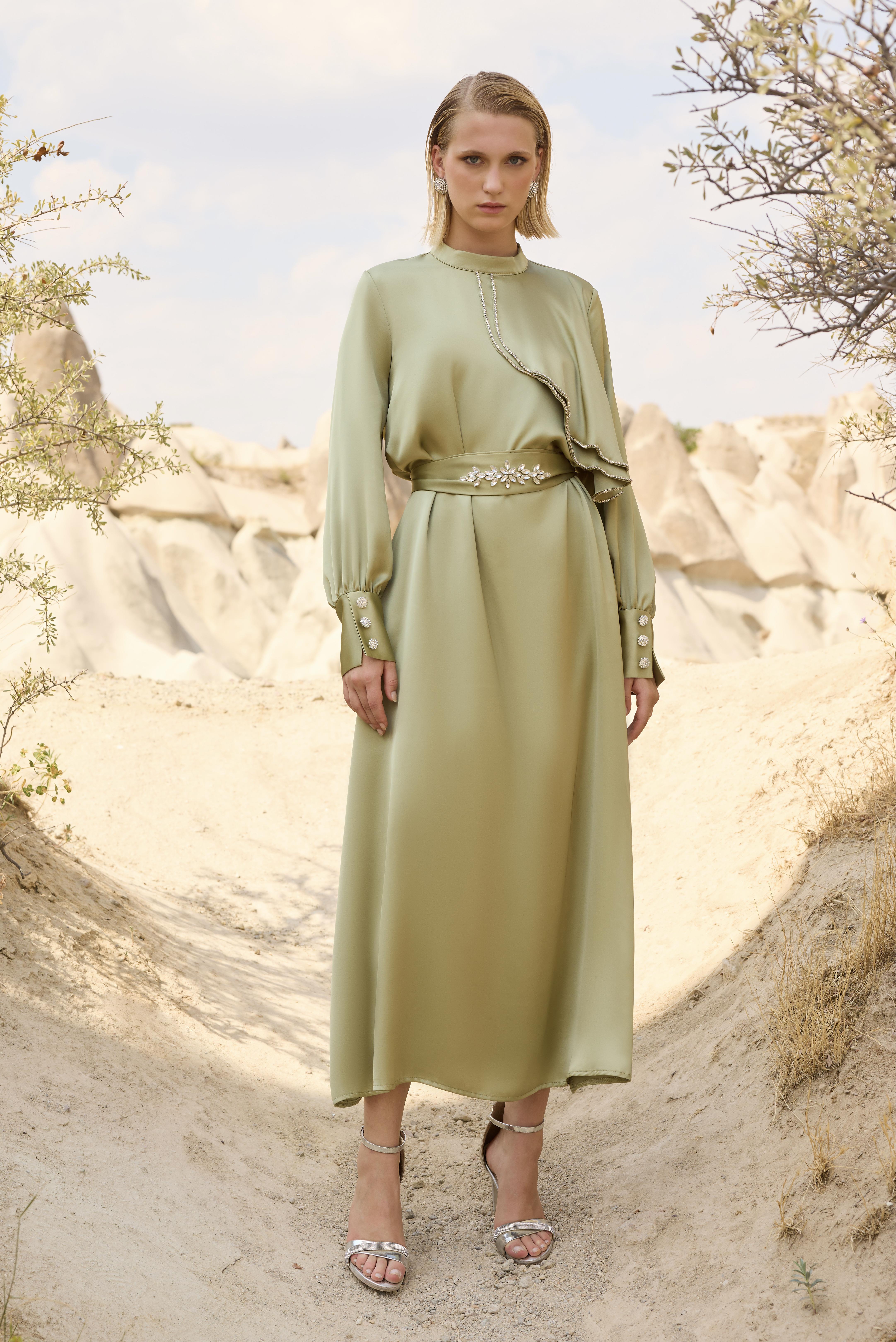 Déborah Elbise Özel Yeşil