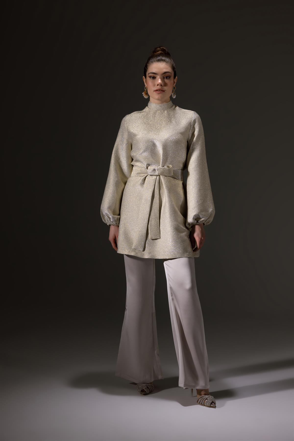 İspanyol Paça Pantolon Abraham Bej