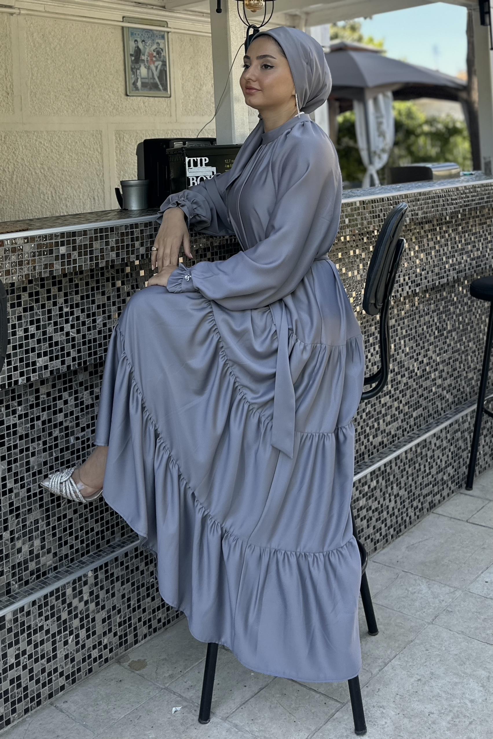 Perla Elbise Antrasit