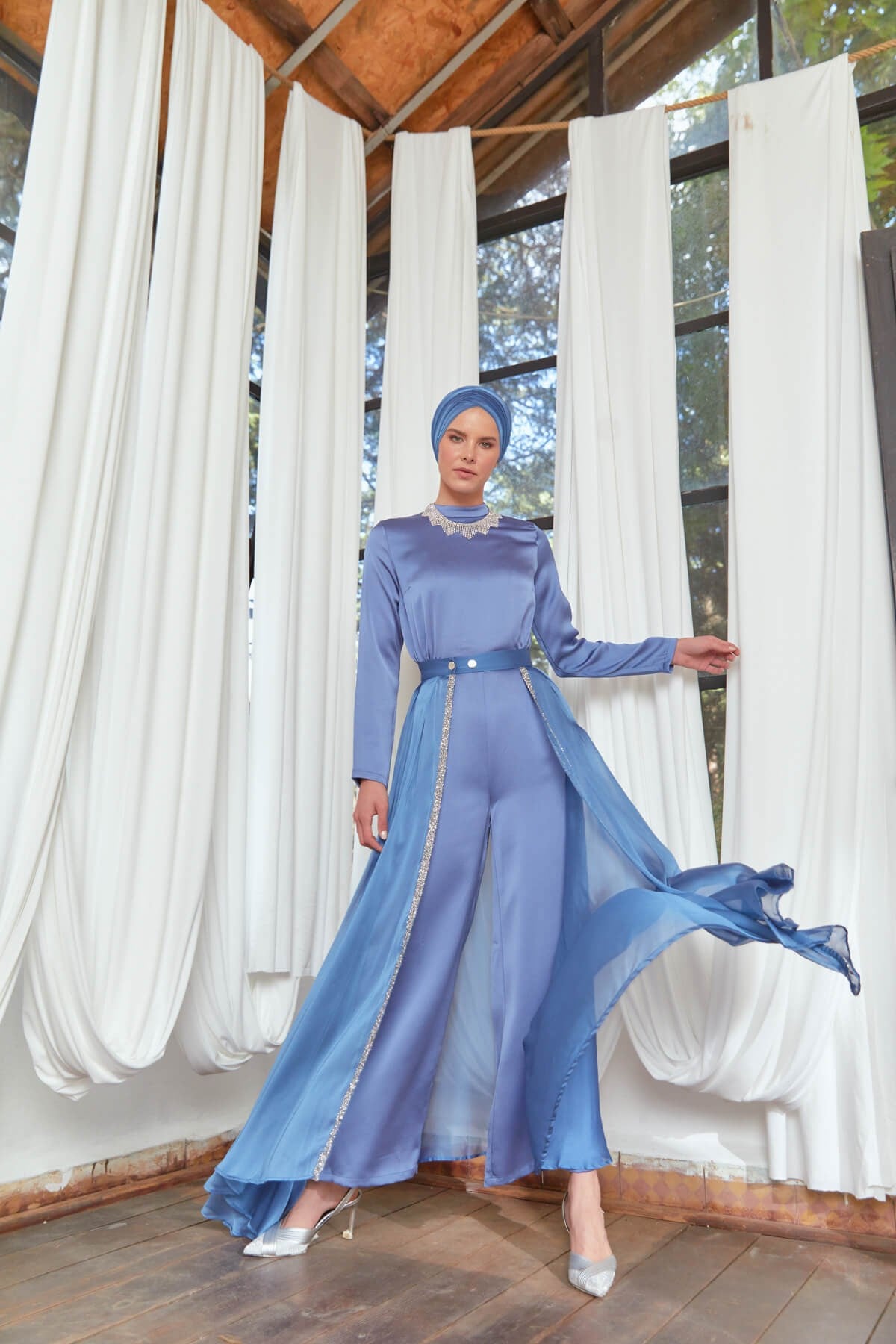 Tulum Özel Abraham Seri İndigo