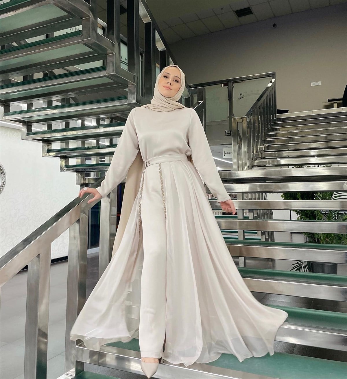 Tulum Özel Abraham Seri Bej