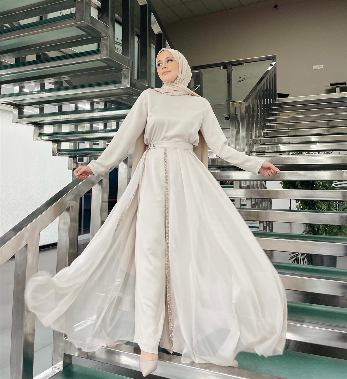 Tulum Özel Abraham Seri Bej