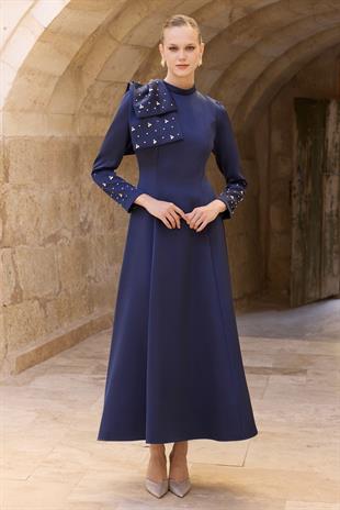 Blanca Exclusive Lacivert Abiye