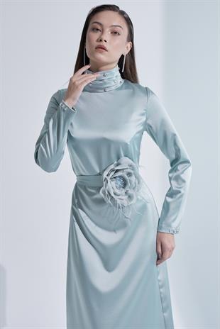 Camila Elbise Mint Yeşili