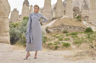 Delmer Exclusive Elbise Antrasit