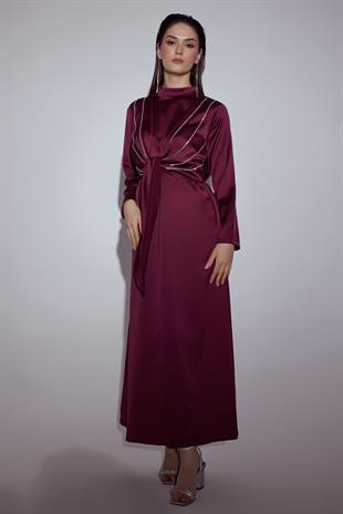 Desire Fonksiyonel Elbise Bordo