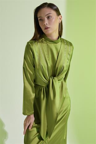 Desire Fonksiyonel Elbise Yesil