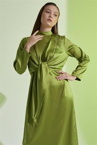 Desire Fonksiyonel Elbise Yesil