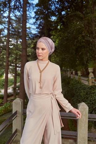 Etek - Pantolon Takım Camel