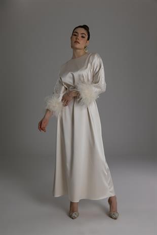 Albertina Elbise Ekru