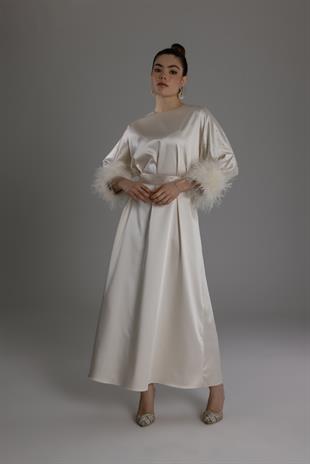 Albertina Elbise Ekru