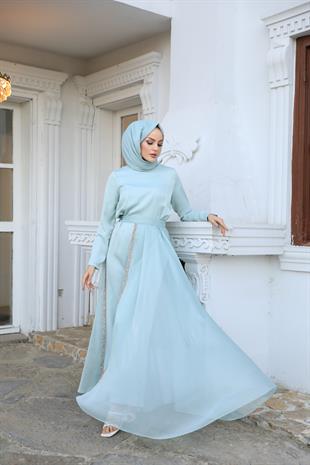 Tulum Özel Abraham Seri Mint Yeşili