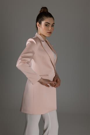 Özel Tasarım Taş Şeritli Sofia Ceket