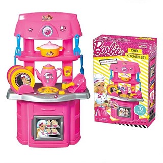 Oyuncak Barbie Şef Mutfak Seti