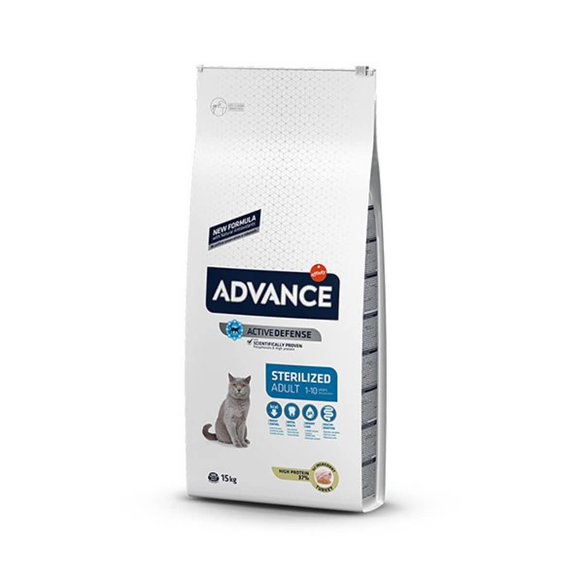 Advance Sterilised Hindili Kısırlaştırılmış Yetişkin Kedi Maması 15 Kg,  Alışverişin Adresi'nde | Shopiglo