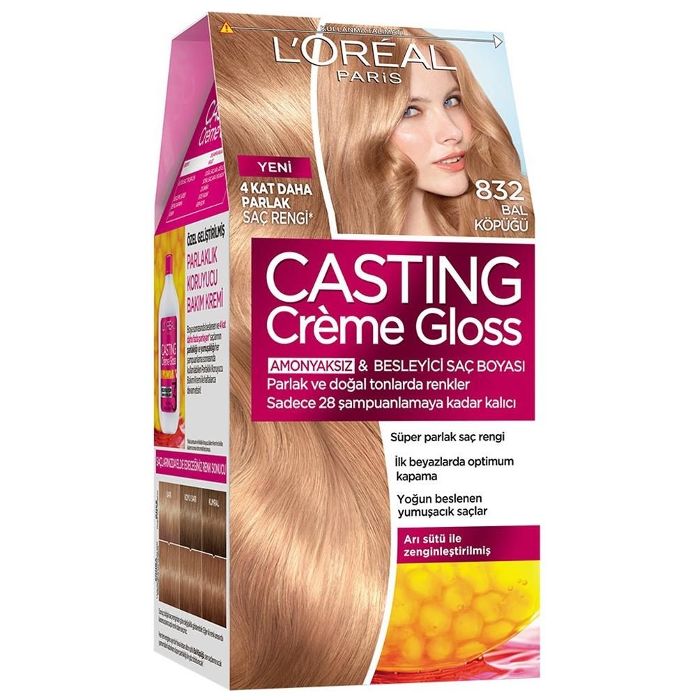 Loreal Paris Casting Crème Gloss Saç Boyası - 832 Bal Köpüğü , Alışverişin  Adresi'nde | Shopiglo