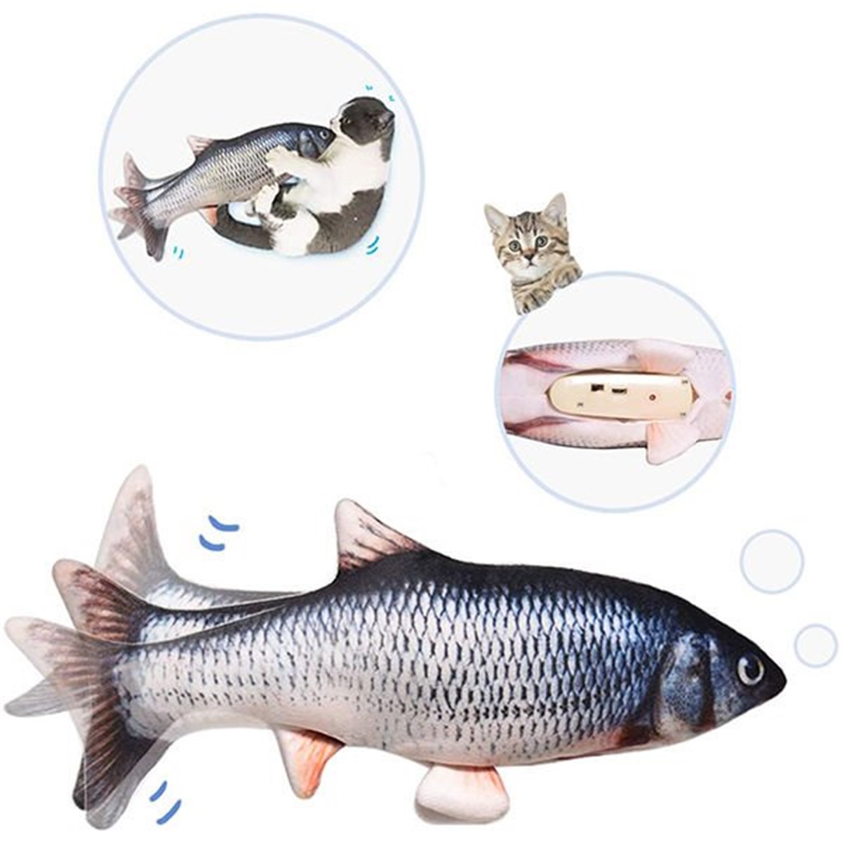 Petzz Catnipli Şarjlı ve Hareketli Balık Kedi Oyuncağı, Alışverişin  Adresi'nde | Shopiglo